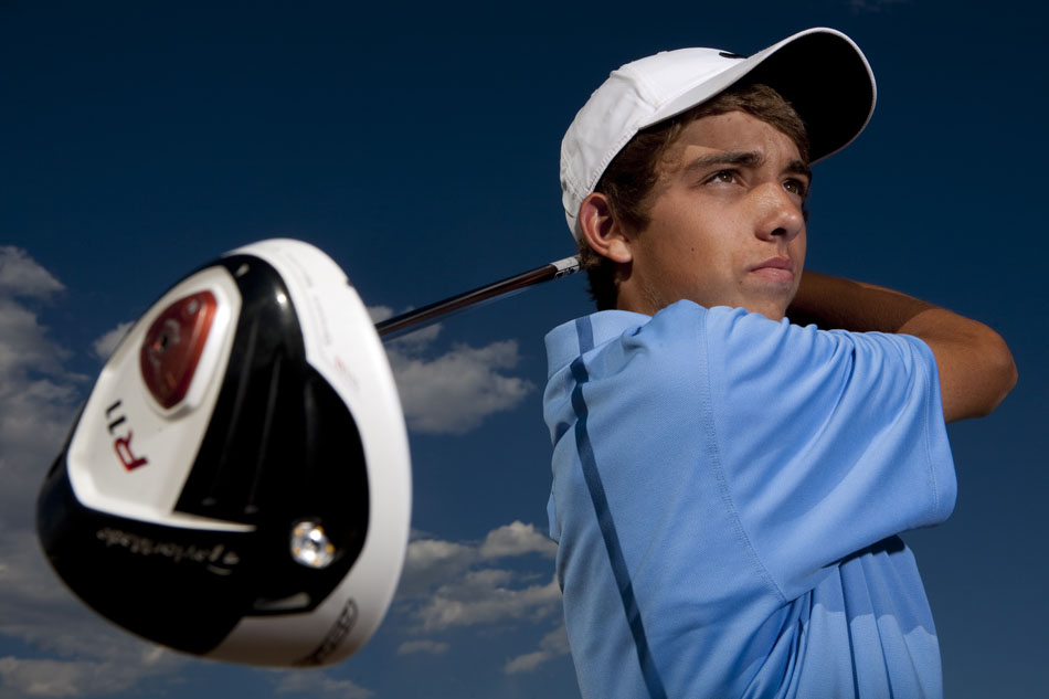 Cheyenne East golfer Quintin Pope poses for a portrait on Wednesday, Aug. 17, 2011, at the Wyoming Tribune Eagle.
